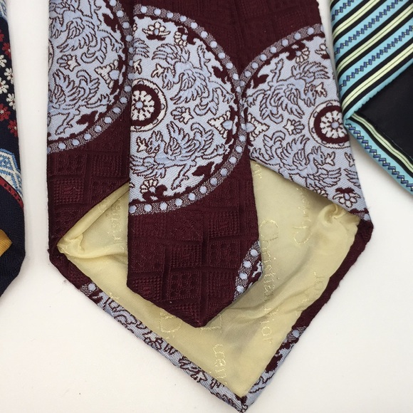 Lot of 6 Men’s Neck Ties Vintage Christian Dior - Picture 12 of 16